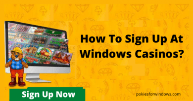 How to Sign Up at Windows Casino
