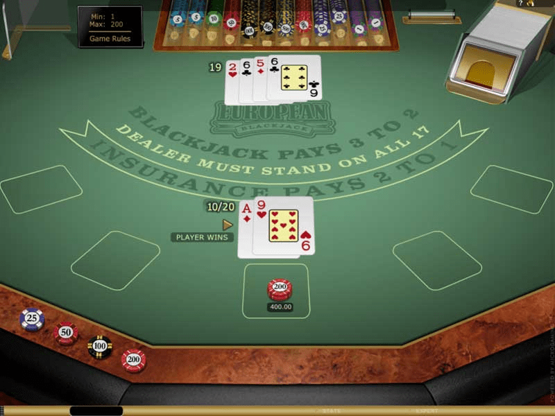 high limit European blackjack