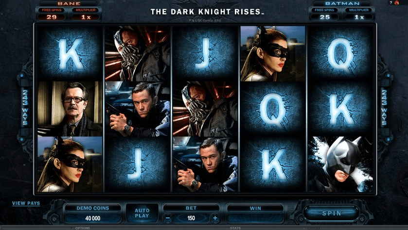 the dark knight game symbols